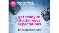 Motorola menyebar sebuah petunjuk tentang smartphone baru, yang akan diumumkan pada bulan ini (Foto: GSM Arena)