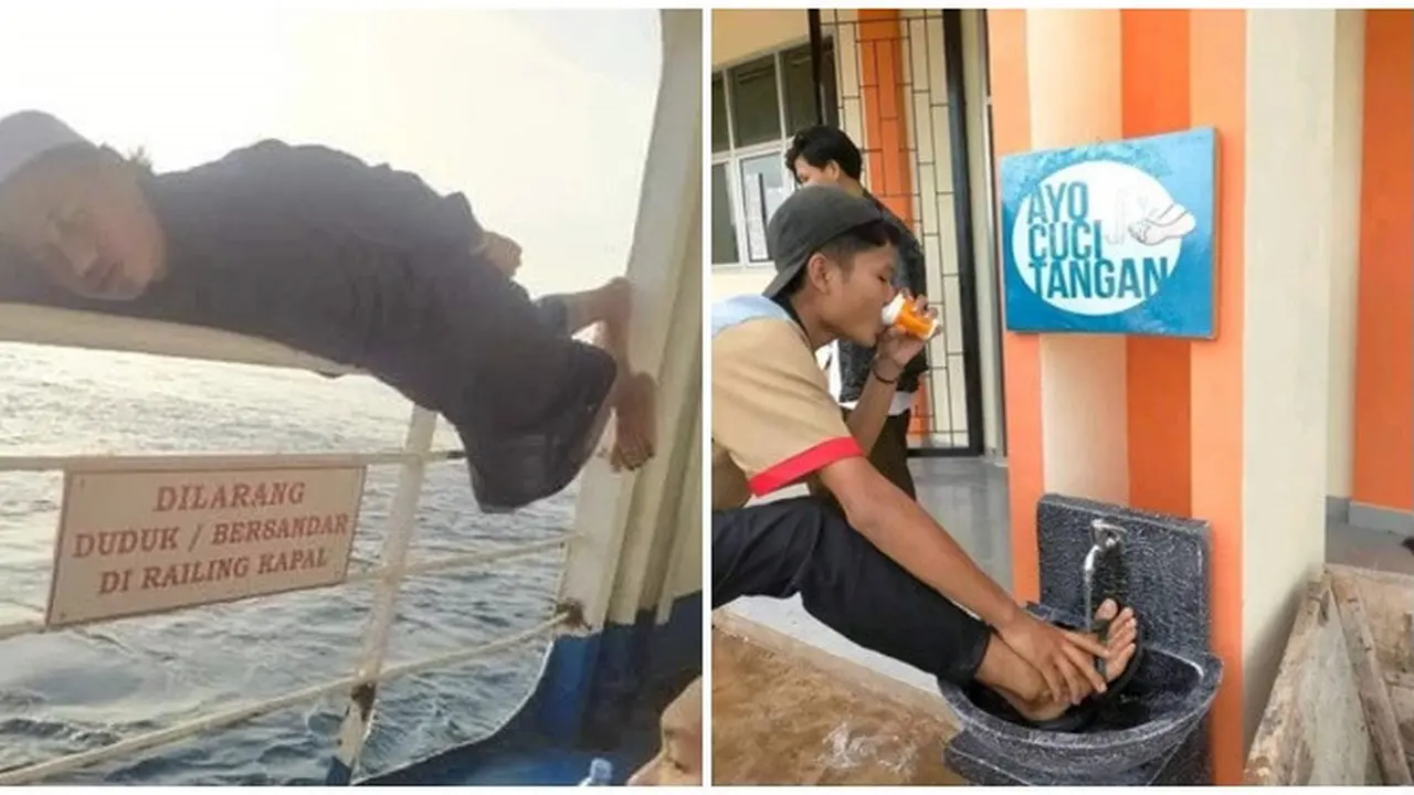 6 Potret Orang Melanggar Aturan di Tempat Umum Ini Bikin Geleng Kepala