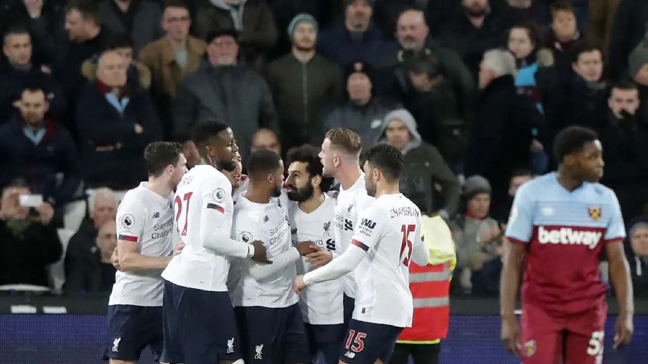 Bungkam West Ham 2-0, Liverpool Kokoh di Puncak