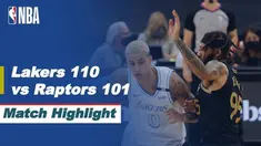 Berita Video Highlights NBA, LA Lakers Tumbangkan Toronto Raptors 110-101 (7/4/2021)