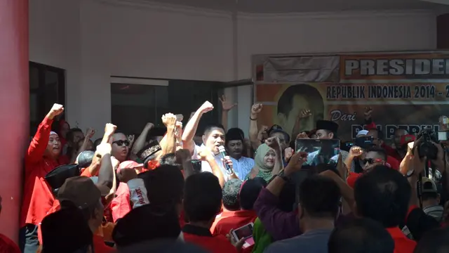 Kader PDIP Cilacap. (Foto: Liputan6.com/Muhamad Ridlo)