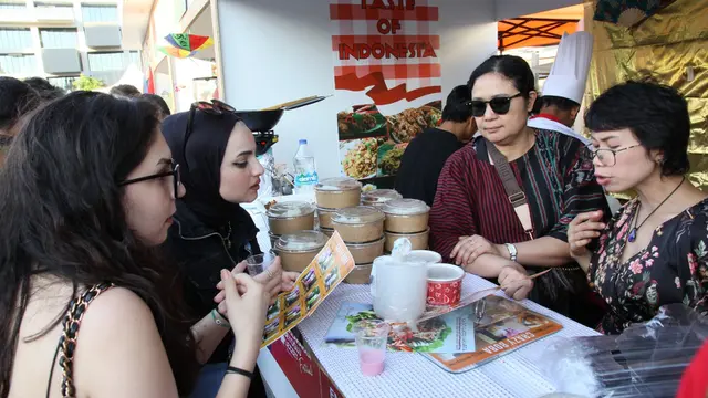 Kuliner Indonesia Sukses Meriahkan Festival Beyoglu International Flavours.