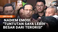 Momen Nadiem Emosi Dituntut Kejaksaan 27 Tahun Penjara: Lebih Besar dari Teroris!