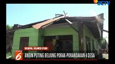 Ada 81 bangunan yang teridiri dari rumah ibadah, rumah tinggal, dapur warga, bangunan sekolah, dan kandang ternak mengalami rusak berat dan rusak ringan.