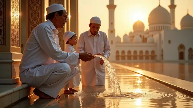 cara mandi sebelum puasa