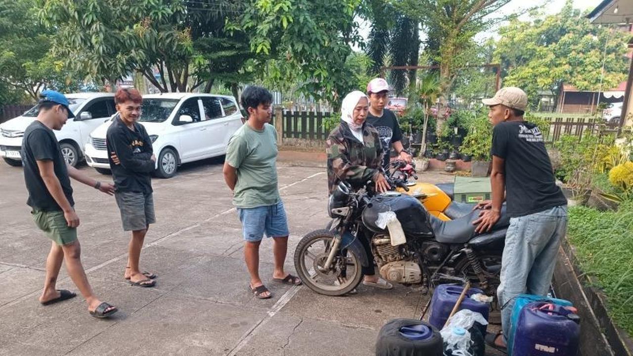 Polsek Pontianak Amankan Lima Pelaku Penyalahgunaan BBM Subsidi, Modus Tangki Modifikasi Terbongkar