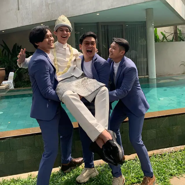 6 Momen Kebersamaan Adam Musik Setelah Rey Mbayang dan Dinda Hauw Menikah