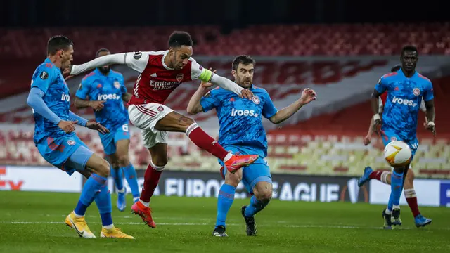 FOTO: Arsenal Lolos ke Babak Perempat Final Liga Europa