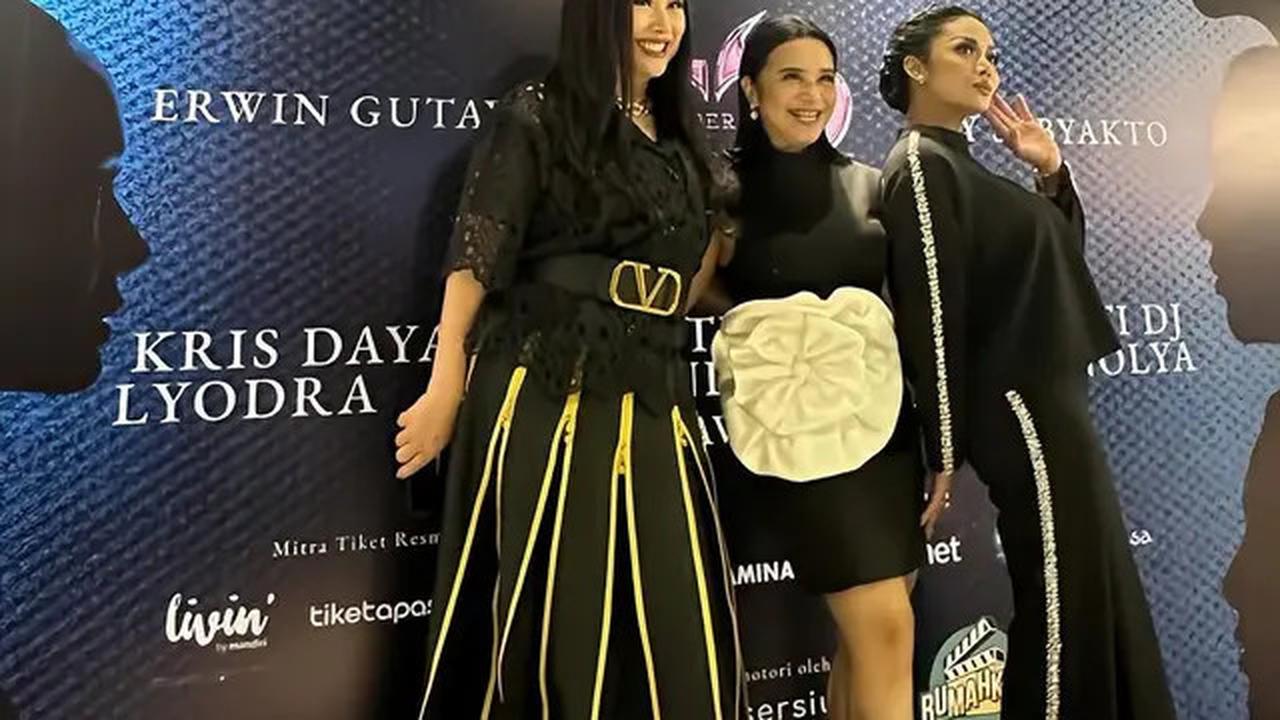 Gaya Kompak Tiga Diva Krisdayanti, Ruth Sahanaya, dan Titi DJ  di Satu Panggung, Tampil Energik di Usia 50an
