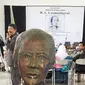 Sebuah patung reflika R.A Lasminingat kembali dipajang untuk menguatkan rencana Pemda Garut, Jawa Barat dalam proses pengusungan R.A Lasminingrat sebagai pahlawan nasional. (Liputan6.com/Jayadi Supriadin)