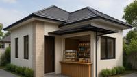 7 Desain Rumah Plus Warung, Solusi Hunian Sekaligus Usaha Kecil yang Fungsional (sumber:AI)