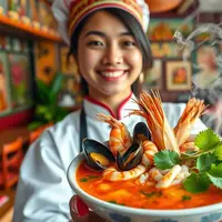 resep tomyam seafood ©Ilustrasi dibuat AI