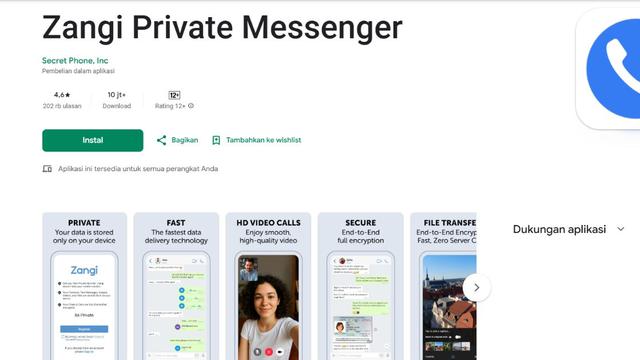 Artis Ammar Zoni menggunakan aplikasi Zangi untuk mengelabui petugas mengedarkan narkoba kepada para tahanan.