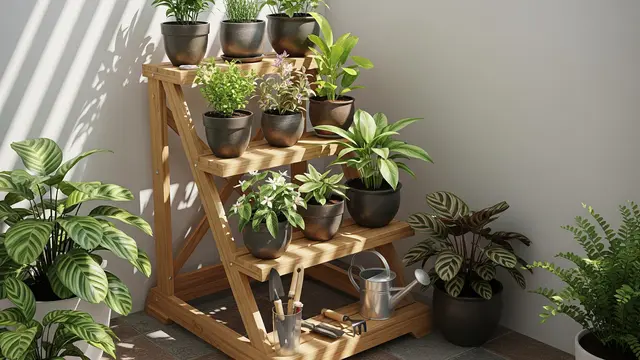 Teras Tingkat Mini (Step-Stool Design)
