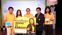 Indosat Tantang Medina Berkompetisi dengan 650 Pecatur via Online