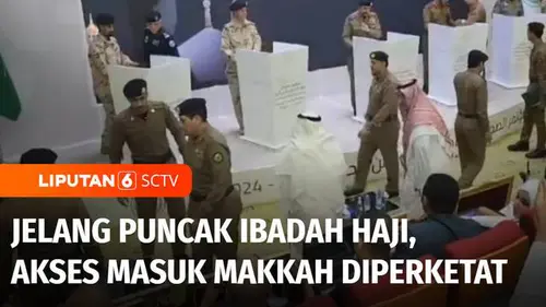 VIDEO: Live Report: Jelang Puncak Haji, Akses Masuk Makkah Diperketat