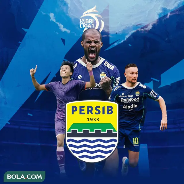 Persib Bandung - Edo Febriansyah, Marc Klok, dan David da Silva