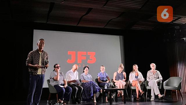 Diskusi JF3 Talk volume 3, diselenggarakan di Auditorium Institut Francais Indonesia (IFI) pada Kamis, 25 Juli 2024. (Dok: Liputan6.com/dyah)