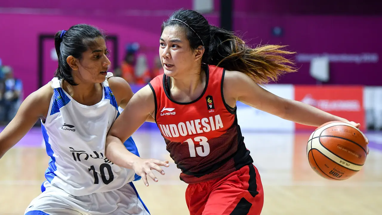 BASKET PUTRI INDONESIA VS INDIA