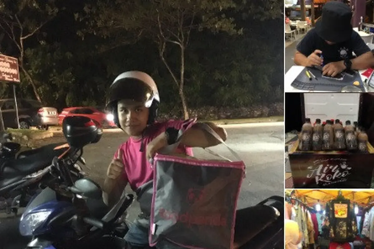 Pria Malaysia miliki 4 pekerjaan jadi viral (foto: Twitter/ @amnfdhl_)
