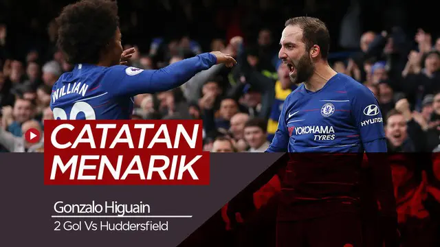 VIDEO: Catatan Menarik dari Dua Gol Gonzalo Higuain untuk Chelsea