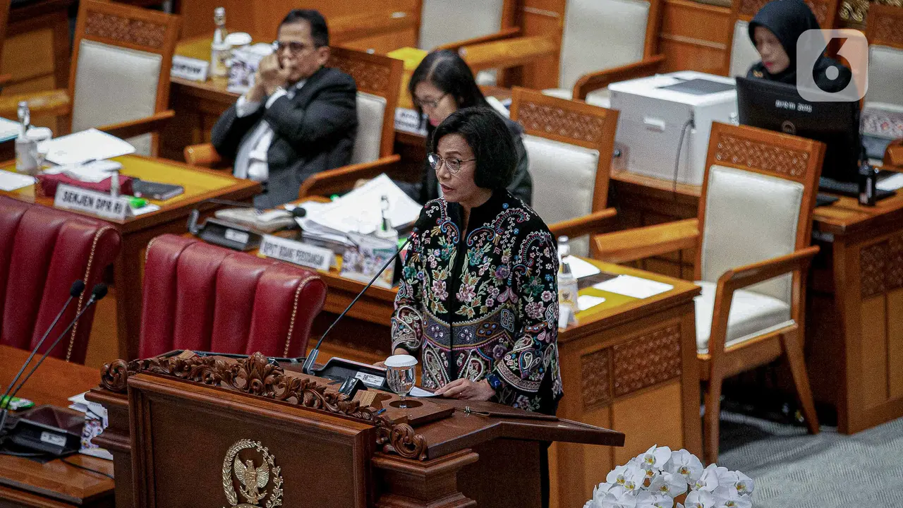 Sri Mulyani Bahas KEM dan PPKF RAPBN TA 2024
