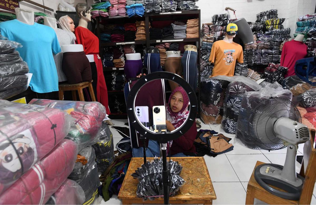 Geliat UMKM konfeksi jelang Lebaran
