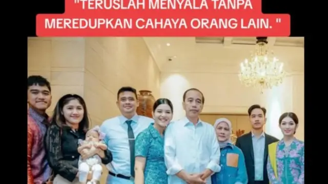 Foto Bareng Keluarga Jokowi, Sandal Jepit Selvi Ananda Bikin Salfok