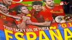 Warga Spanyol larut dalam sukacita setelah tim nasional mereka menjungkalkan Jerman di semifinal Piala Dunia 2010 Afrika Selatan. Mereka berharap Spanyol bisa merebut Piala Dunia untuk kali pertama dengan mengalahkan Belanda di final. 