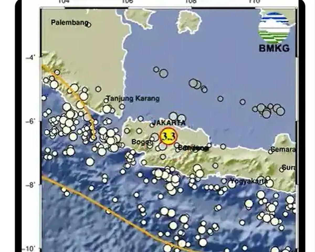 33 Perjalanan Kereta Api Terdampak Gempa Magnitudo 4,9 Bekasi Sudah Kembali Normal