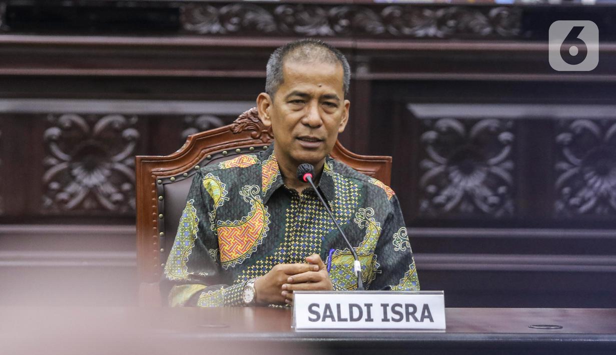 Pemilihan Ketua MK dan Wakil Ketua MK dipilih dari dan oleh Hakim Konstitusi untuk masa jabatan selama 5 tahun. (Liputan6.com/Angga Yuniar)