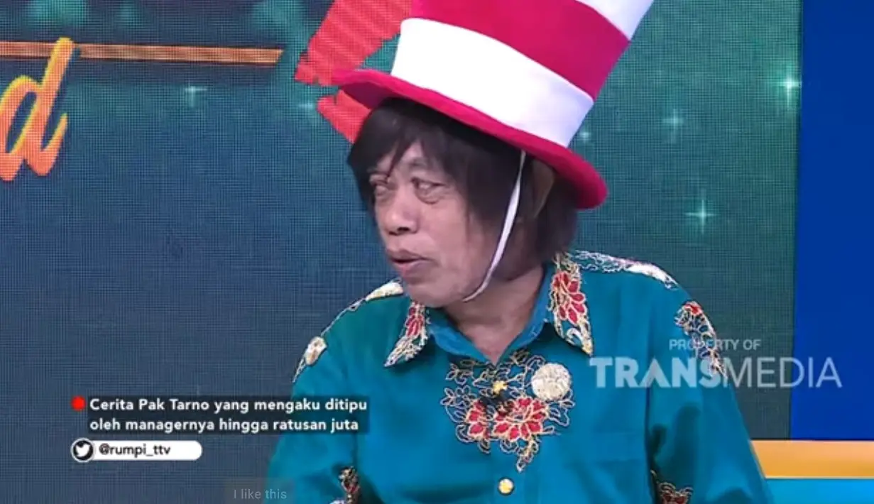 "Kalau enggak ada (kerjaan) kuli, makan daun aja. Daun kemanden, eceng," imbuhnya.
 [Youtube/TRANS TV Official]