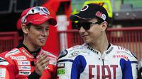 Casey Stoner - Jorge Lorenzo (Autosport)