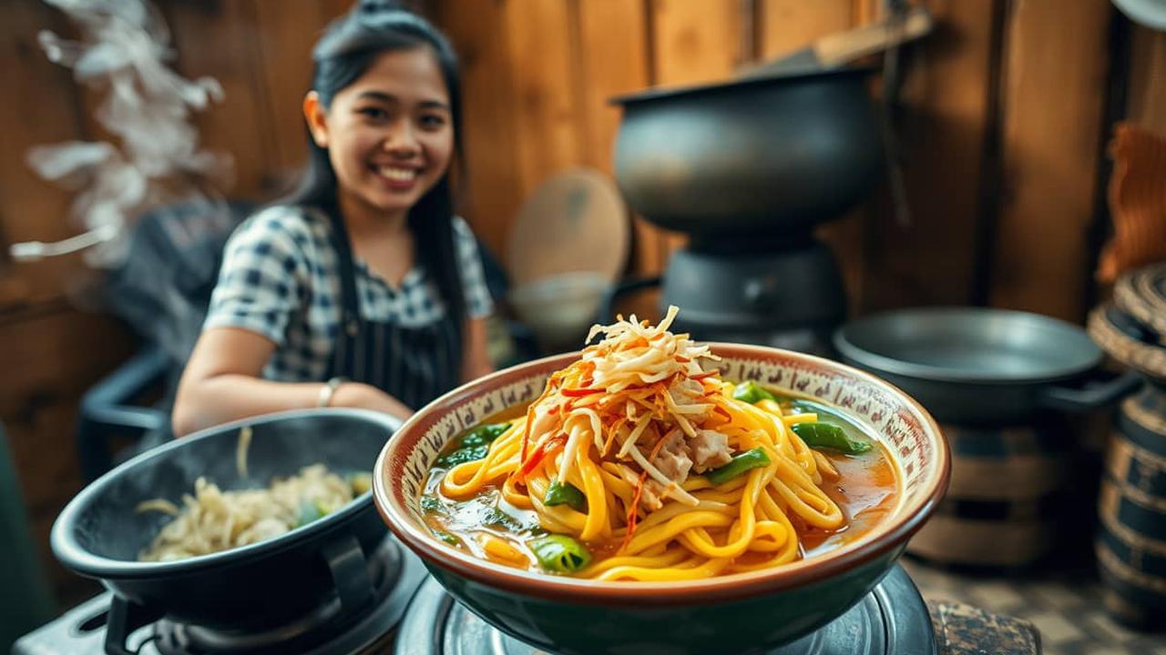 cara buat mie nyemek