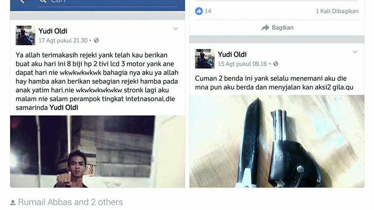 [Bintang] Perampok narsis