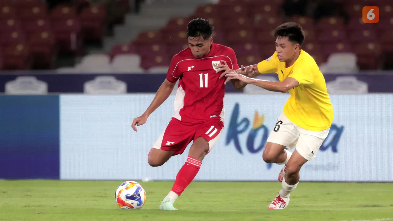Timnas Indonesia U-23 Vs Brunei di Piala AFF U-23 2025