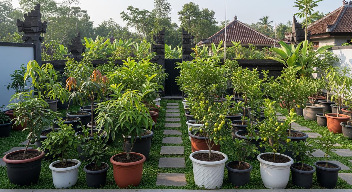 Cara Memilih Pot untuk Tanaman Buah (AI Generated)