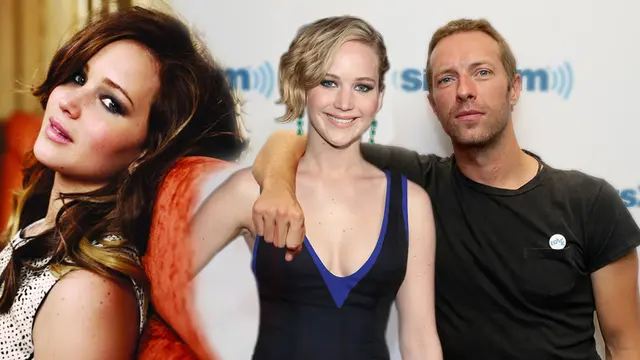 Jennifer Lawrence dan Chris Martin 