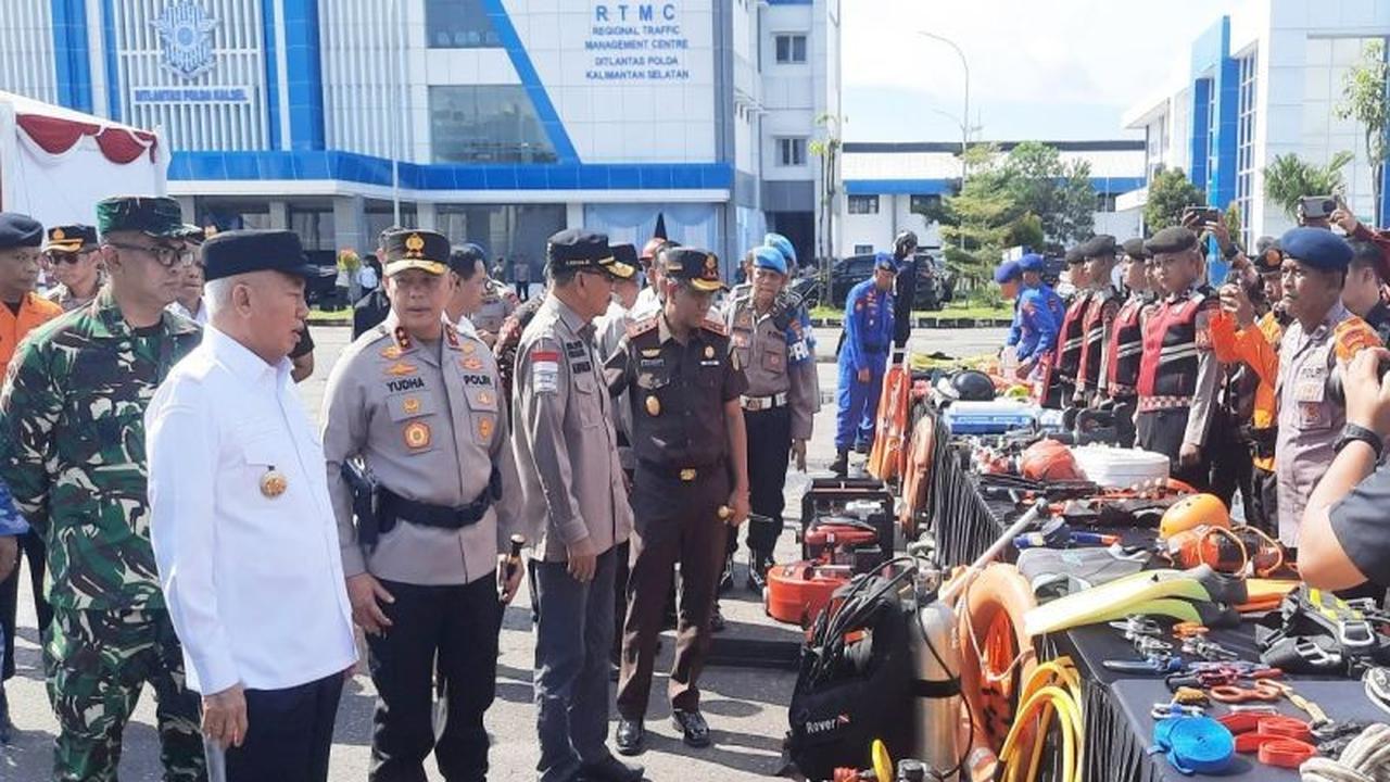 Antisipasi Puncak Musim Hujan, Polda Kalsel Siaga Bencana dengan 1.200 Personel