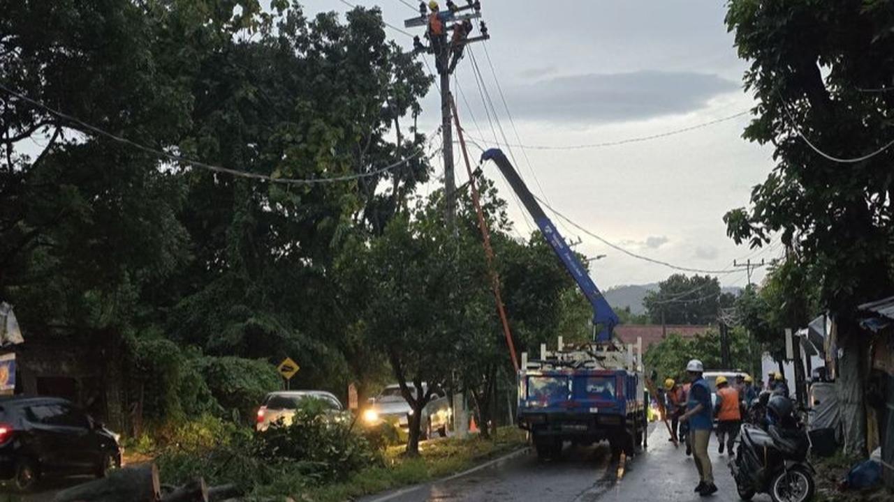 PLN Lampung Pulihkan 100% Kelistrikan Pasca Cuaca Ekstrem