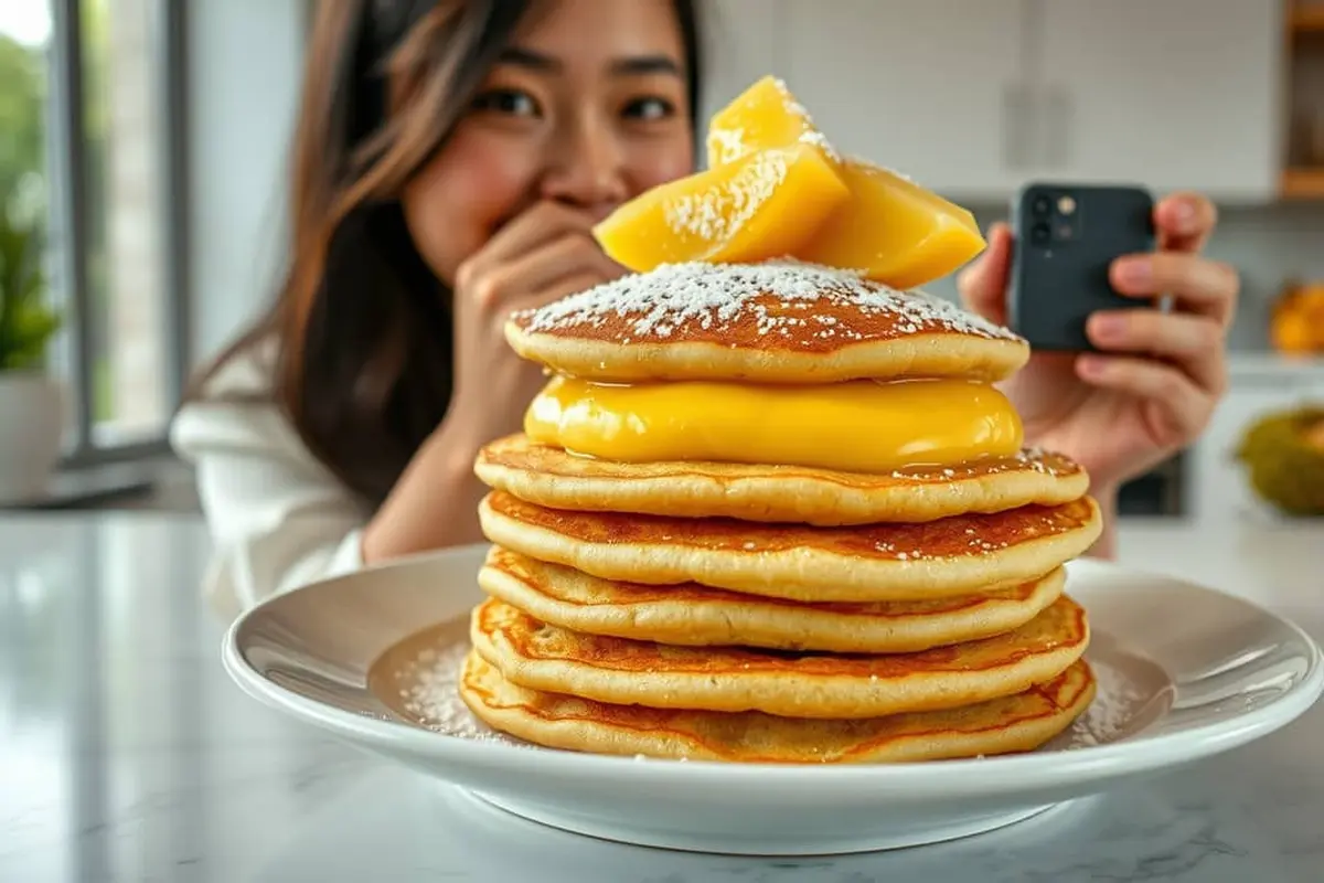 resep pancake durian