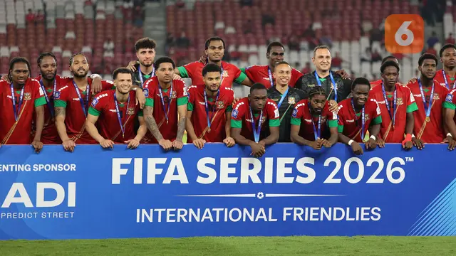 Foto: St Kitts and Nevis Segel Peringkat Ketiga FIFA Series 2026 setelah Kalahkan Kepulauan Solomon