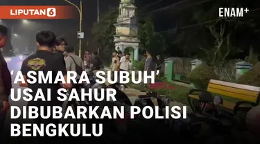 Diwarnai Balap Liar, Polisi Amankan Peserta &lsquo;Asmara Subuh&rsquo; Usai Sahur di Bengkulu