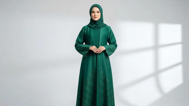 Gamis Abaya Modern Terbaru Elegan untuk Acara Keluarga