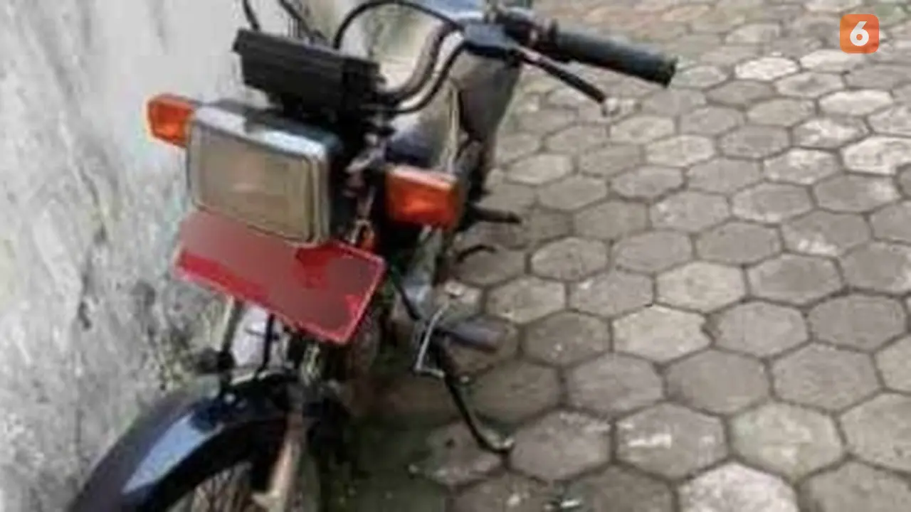 Motor plat merah yang digunakan untuk berbuat jahat (Liputan6.com)