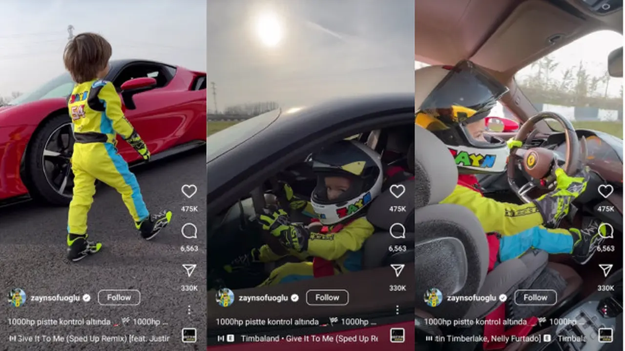 Zayn Sofuoglu Bawa Ferrari di Sirkuit