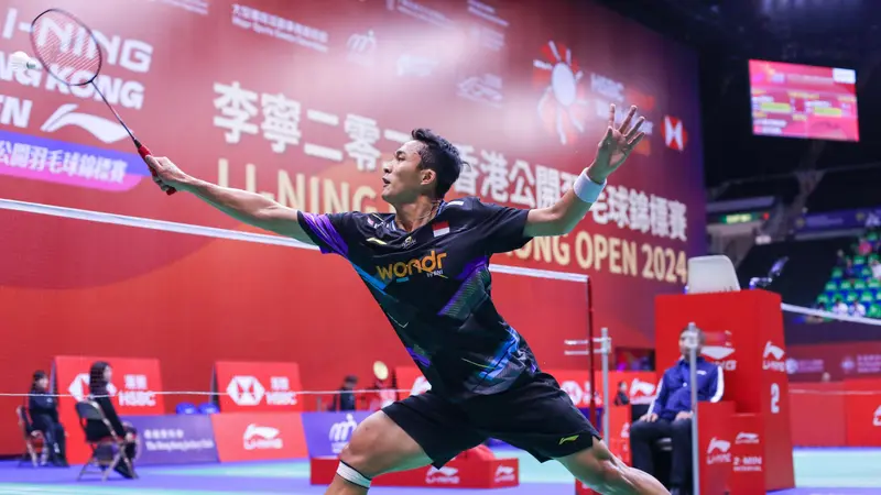 Jonatan Christie - Hong Kong Open 2024 - Bulu Tangkis