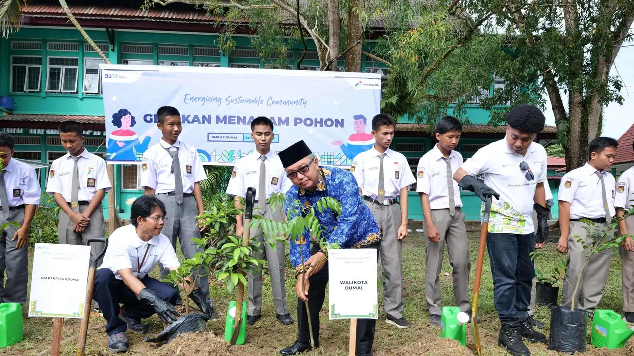 Pertamina Hadirkan Program Sekolah Energi Berdikari di SMKN 2 Dumai