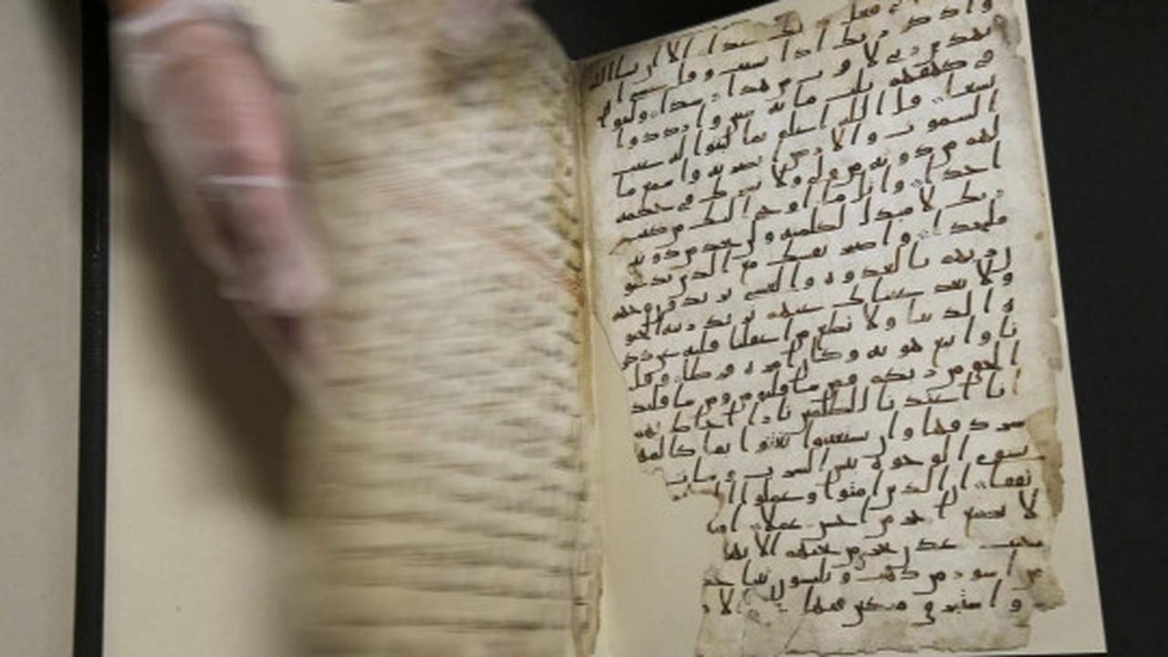 Ini lembar Alquran berusia 1.370 tahun yang ditemukan di Inggris