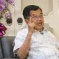 Ketua Dewan Masjid Indonesia (DMI) dan Ketua Palang Merah Indonesia (PMI), Jusuf Kalla. (Liputan6.com/Angga Yuniar)